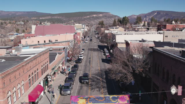 Drone View of Durango, Colorado