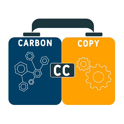 Cc Copy Example Cc Carbon Copy Acronym Stock Illustration - Download Image Now ...