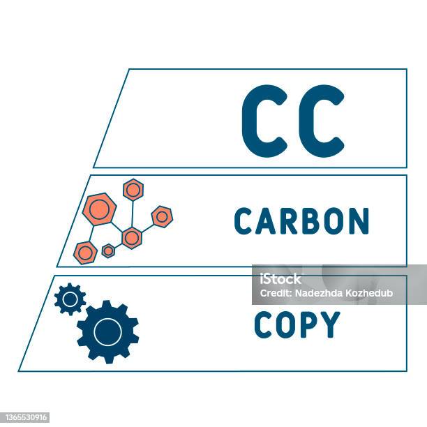 Cc Definition Cc Carbon Copy Acronym Stock Illustration - Download Image Now ...