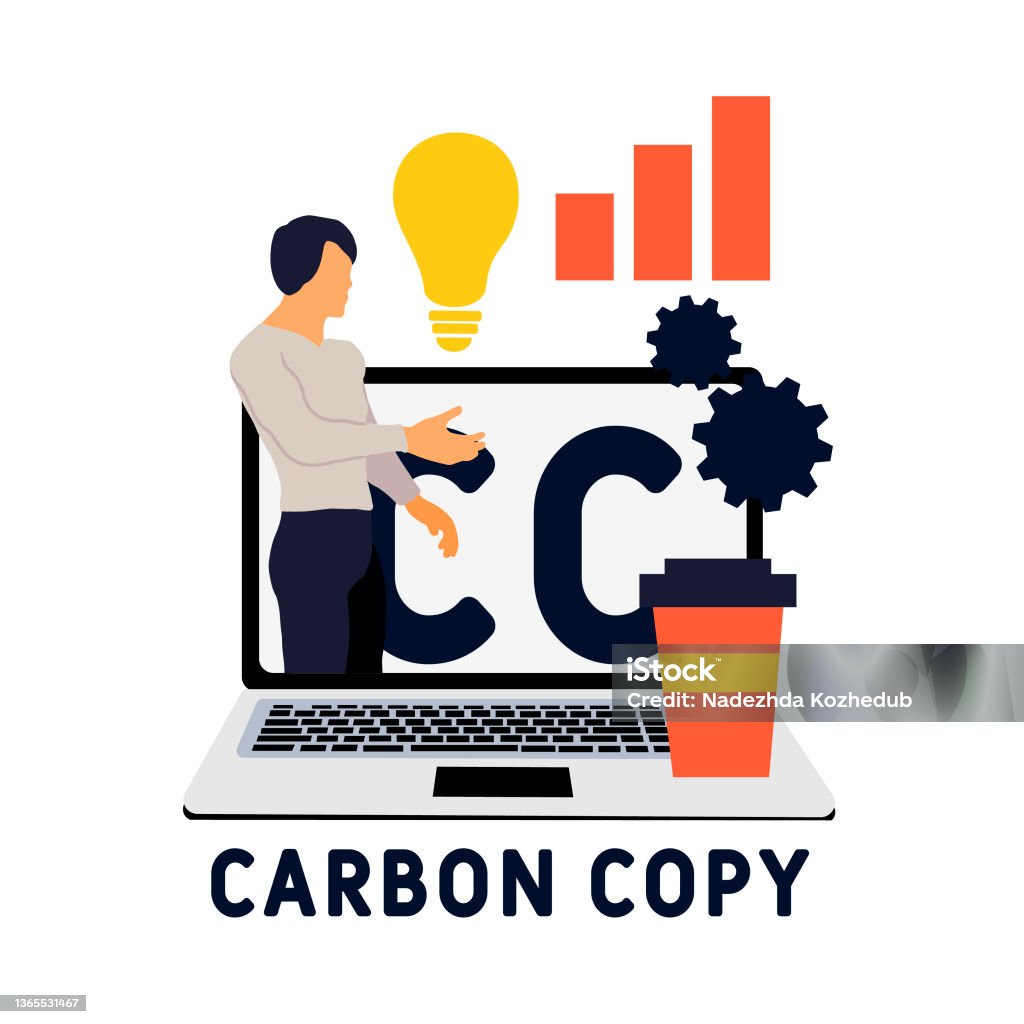 Cc Copy Example Cc Carbon Copy Acronym Stock Illustration - Download Image Now ...