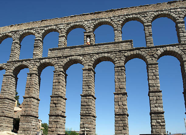 istock Roman Aqueduct at Segovia, Spain 136553186