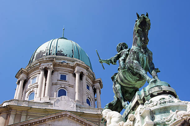 istock Buda Castle and the statue, Prince Eugene of Savoy 136553534