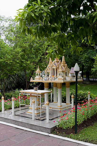 istock Thai spirit house 136554096