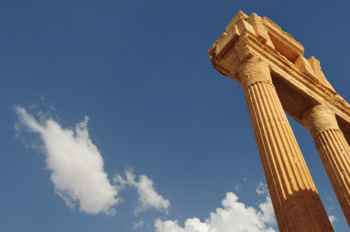 Temple of Zeus, archaeological site of ancient Nemea, Peloponnese