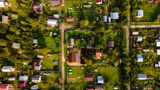 istock Residential buildings directly above 1365545129