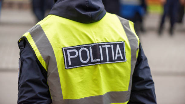 istock Policeman at the protest for snap elections 1365546548