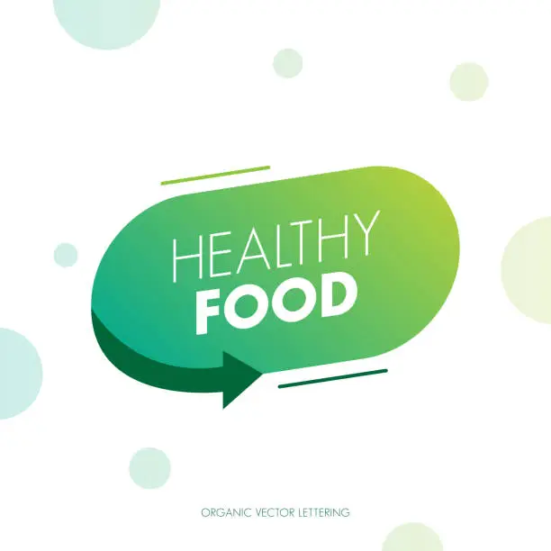 Vector illustration of Organic food labels. Natural meal fresh products logo. Ecology farm bio food vector premium badges stock illustration