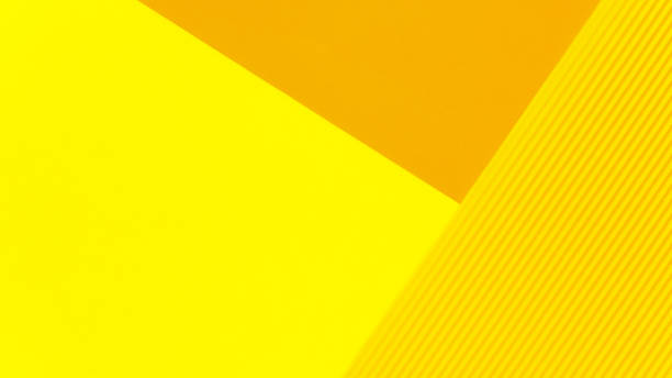 istock Composotion of yellow tones and surfaces 1365549812