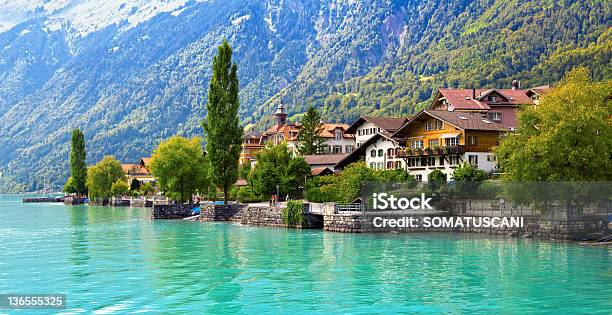 Brienz Village Szwajcaria - zdjęcia stockowe i więcej obrazów Brienz - Brienz, Jezioro, Alpy