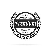 istock Trendy Black Badge - Premium, Guaranteed Quality 1365554195