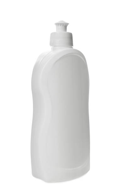 istock Bottle of cleaning product isolated on white 1365554365
