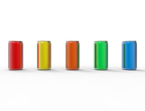istock 3D rendering of multiple soda cans isolated in white studio background 1365554514