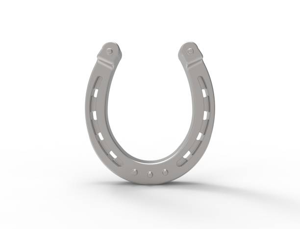 istock 3D rendering of a horseshoe isolated in studio background 1365559550