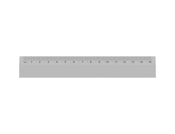 istock 3D rendering of a ruler isolated in white studio background. 1365560941