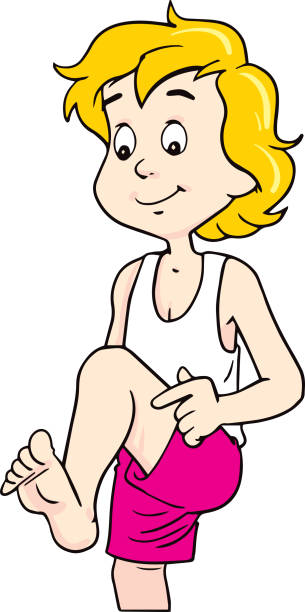 The Child Shows His Leg Illustration For Naming Face And Body Parts Stock Illustration - Download Image Now - iStock The Child Shows His Leg Illustration For Naming Face And Body Parts Stock Illustration - Download Image Now - iStock