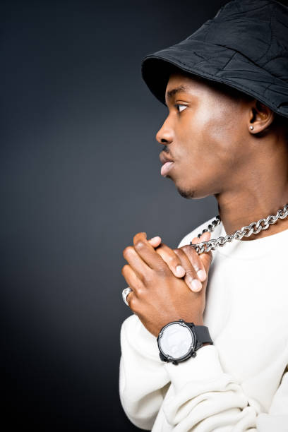 istock Handsome young man wearing white sweatshirt 1365561746