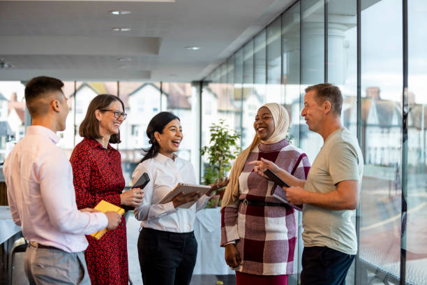 istock Laughs During Business Meetings 1365562909