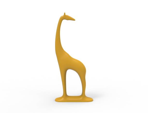 istock 3d renderinf of a giraffe isolated in white studio background 1365566507