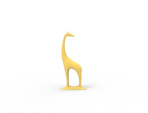istock 3d renderinf of a giraffe isolated in white studio background 1365566508
