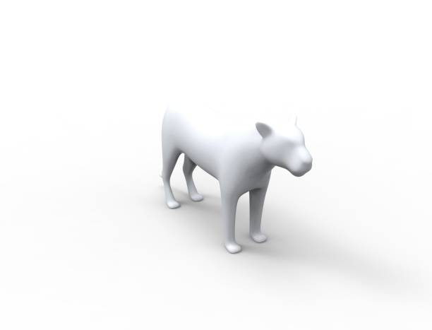 istock 3d rendering of a lion silhouette is insolation studio background 1365566720