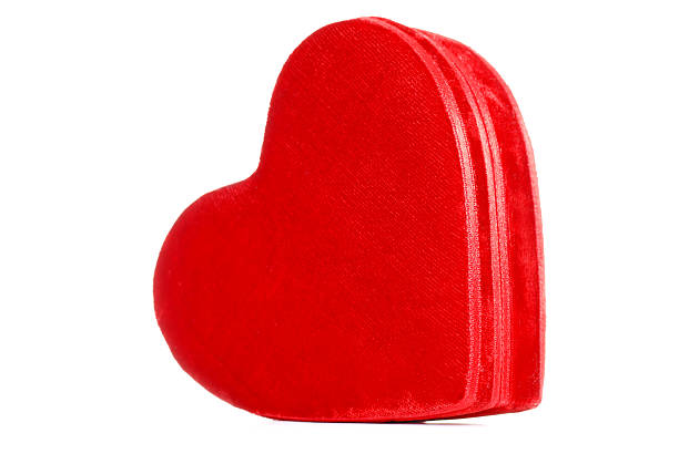 istock red velvet heart box 136556873