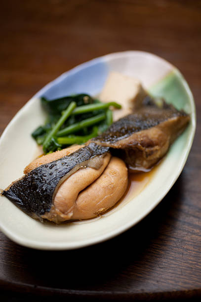 istock Japanese Cuisine Nizakana (karei no nitsuke) 136557000