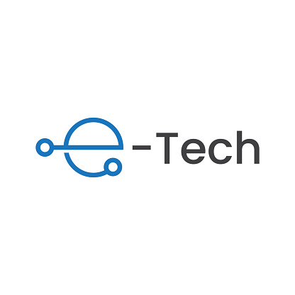E Tech Image Letter E Tech Symbol Design Stock Illustration - Download Image Now ...