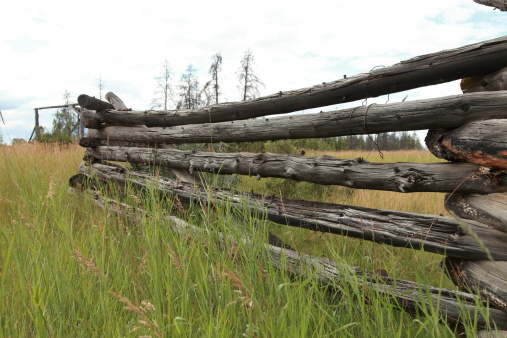 British Columbia's Cariboo Region is noted for its historic log structures.