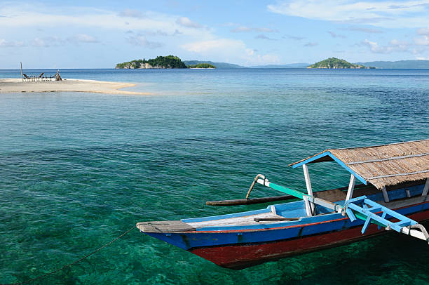 Togean islands on the gulf of Teluk in the central Sulawesi. The most populat tourist dive destination in Indonesia,