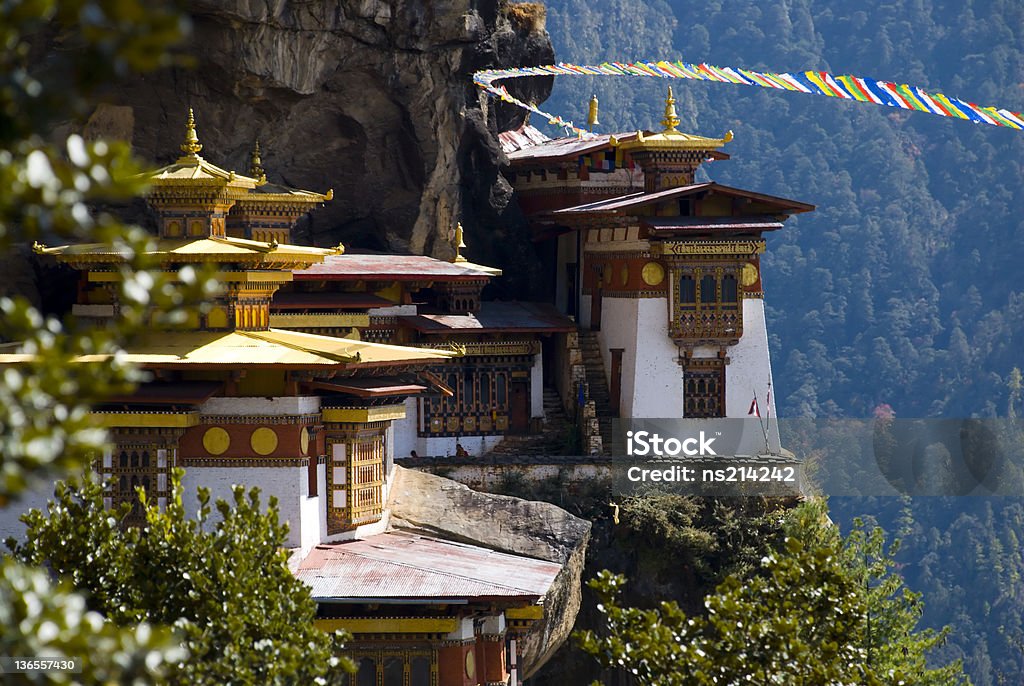、タクツァン僧院 - ブータンのロイヤリティフリーストックフォト