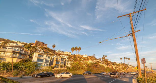 istock Pacifc Coast Highway in Malibu at sunset 1365574826