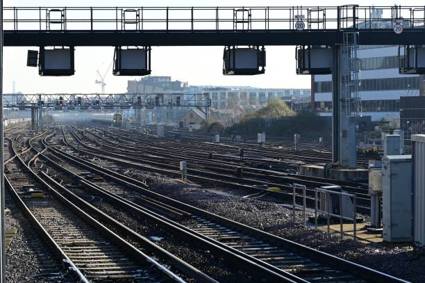istock London station on winters morning. 1365577460