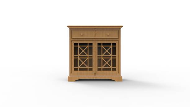 istock 3d rendering of a small cabinet isolated in white background 1365583027