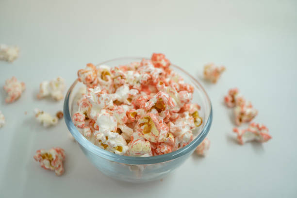 istock Close up of pop corn on the bowl with negative space. 1365584764