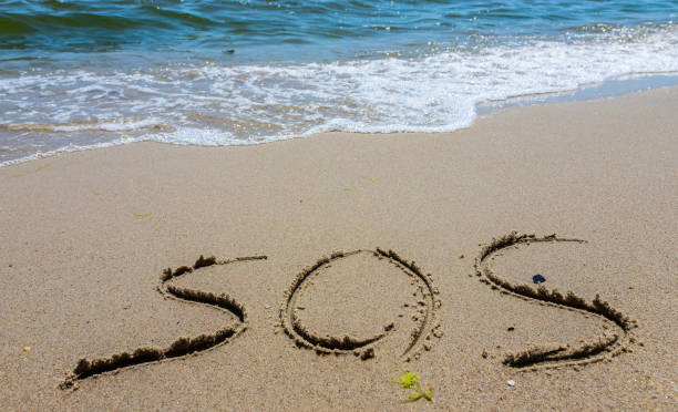istock The inscription on the sand at the beach sos 1365584919