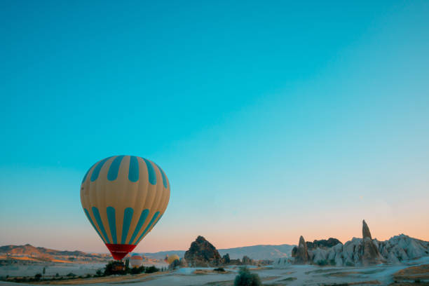 istock Hot air balloons in Cappadocia 1365590788