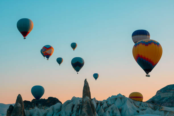 istock Hot air balloons in Cappadocia 1365595460