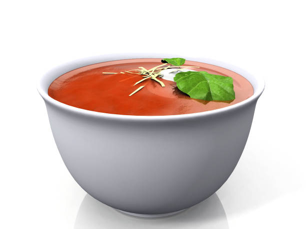 tomato  soup with basil