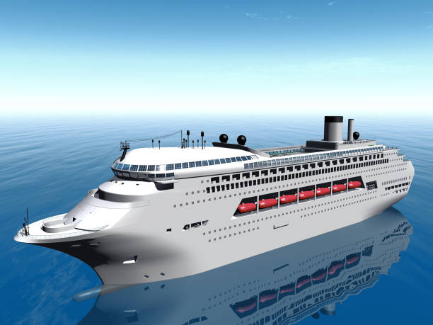 istock cruise ship on the sea 1365596098