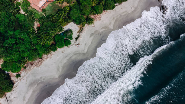 モンテスマ 2 コスタリカ - costa rican sunset ストックフォトと画像