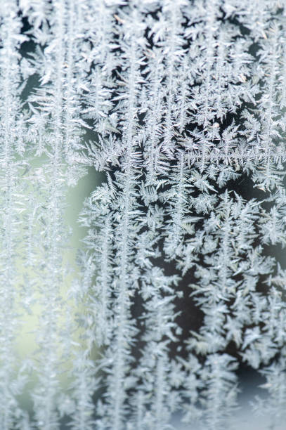 retroround di cristallo di ghiaccio gelido - frosted glass glass textured crystal foto e immagini stock