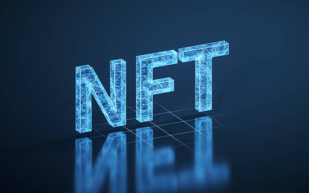 istock NFT nonfungible tokens concept with dark background, 3d rendering. 1365606639