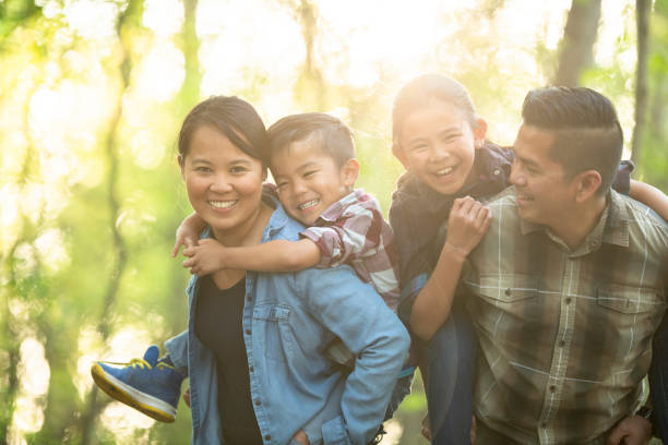 istock Family Piggy Backs 1365614678