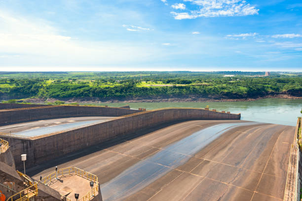 istock The spillway of a dam 1365617190
