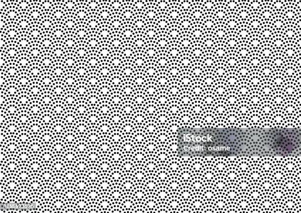 Japanese Dots Pattern Japanese Traditional Pattern Dot Pattern Wave Design Black Color Vector ...