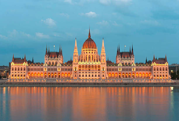 istock Hungarian parliament at dusk, Budapest 136562530