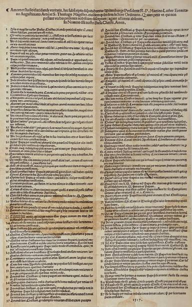 istock 95 theses of Martin Luther, 1517 1365632574