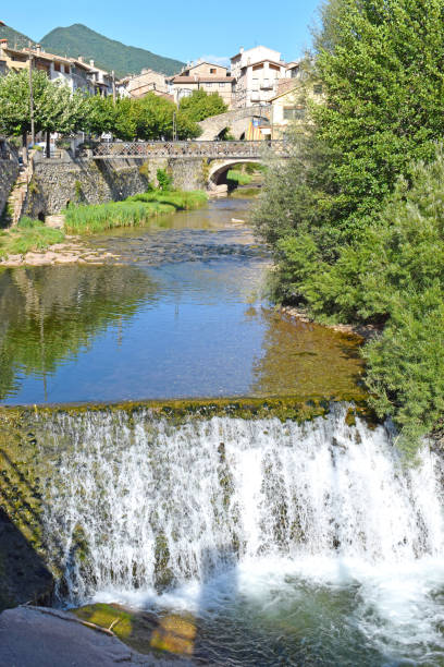 Llobregat River at its pole by La Pobla de Lillet Barcelona Catalonia Spain