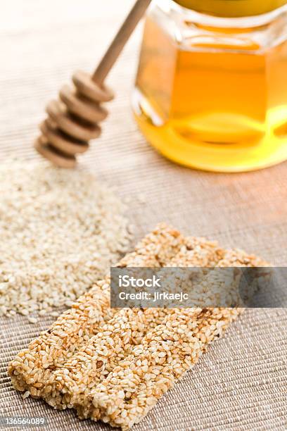 Sesame Bar Stock Photo - Download Image Now - Candy, Caramel, Cracker - Snack