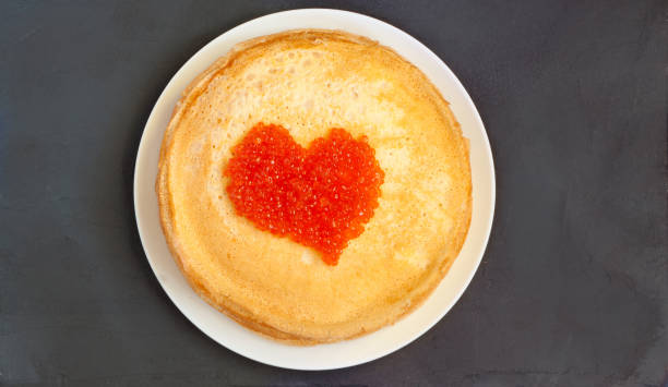 istock A stack of pancakes in a white plate 1365642106